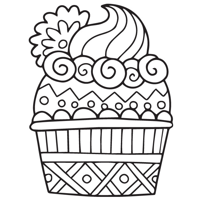 a cute cupcake