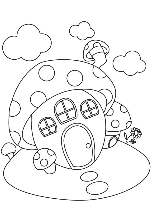 Mushroom-shaped House