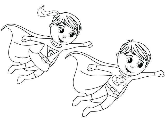 Superhero kids