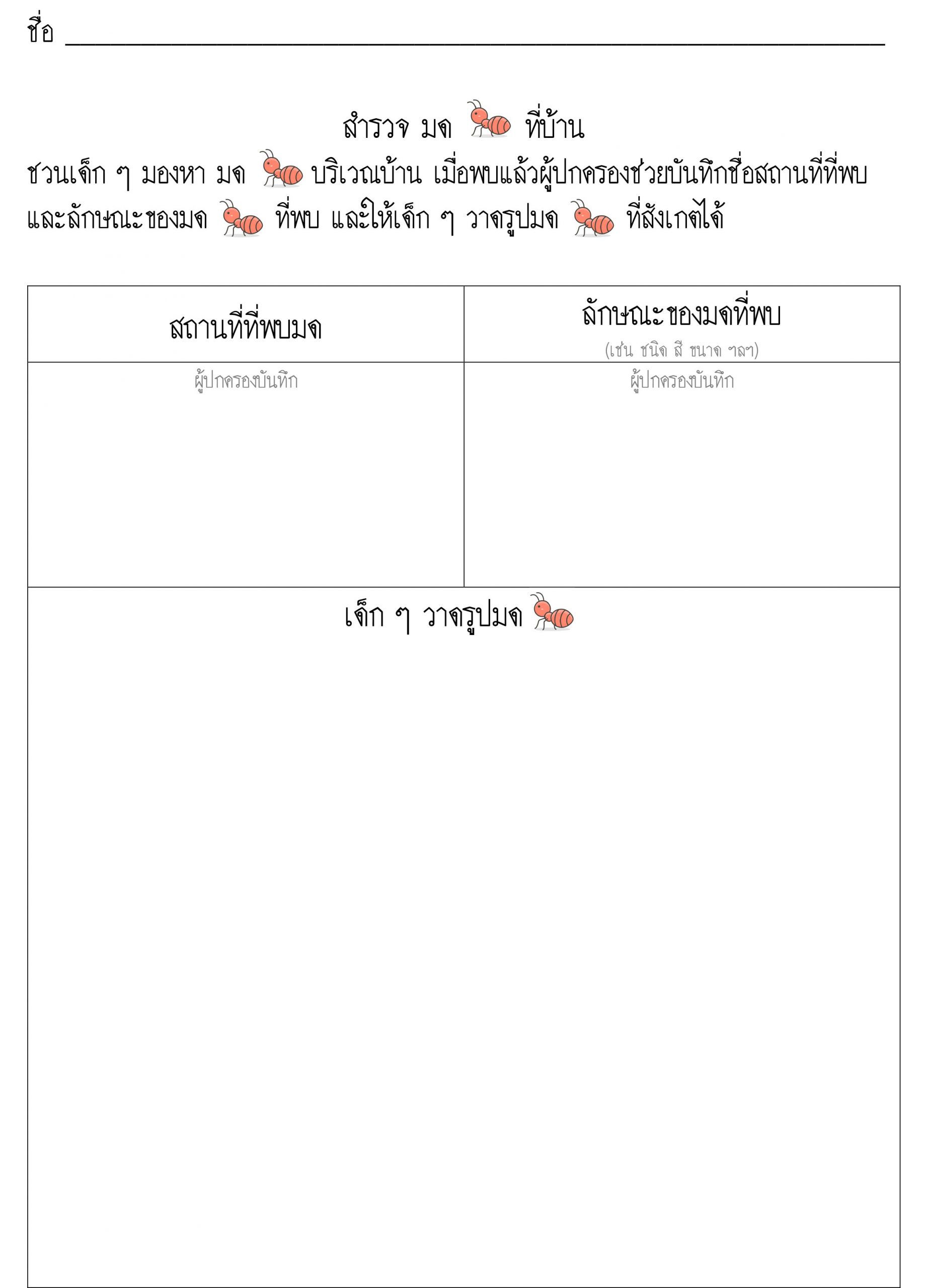 ใบกิจกรรม ใบงานอนุบาล 5 ขวบ ฝึกลูกสังเกตเรียนรู้ง่ายๆ ที่บ้าน