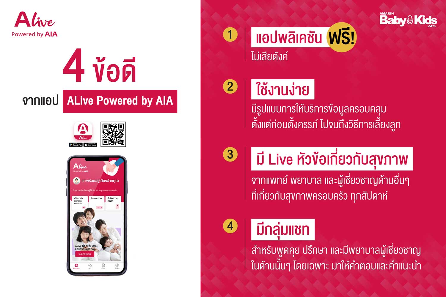สรุป 4 ข้อดีของแอป ALive
