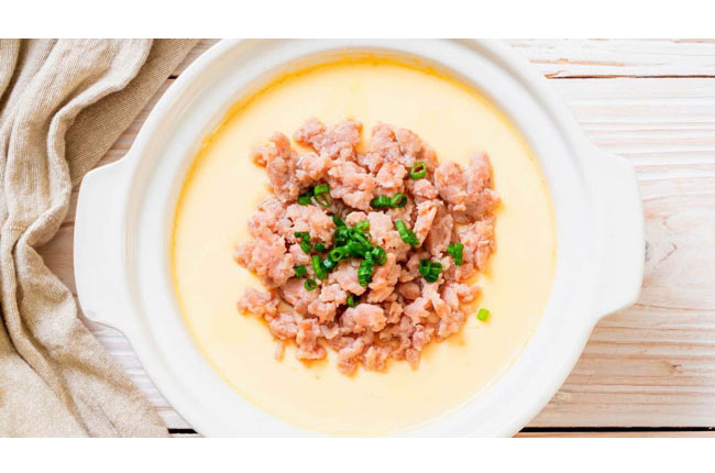 ไข่ตุ๋นวุ้นเส้นหมูสับ