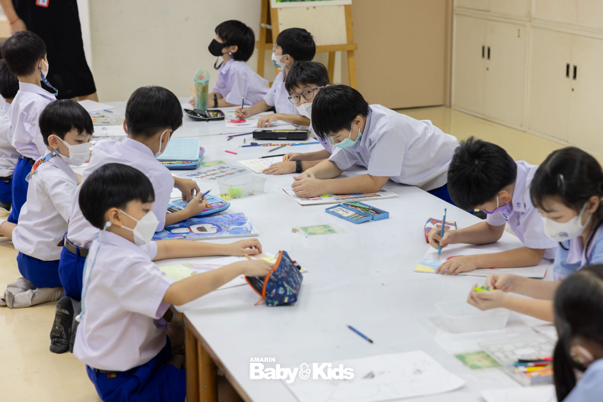 โรงเรียนสาธิต ห้องเรียนสุดสร้างสรรค์ อุปกรณ์การเรียนครบครัน ห้องเรียนสาธิต 