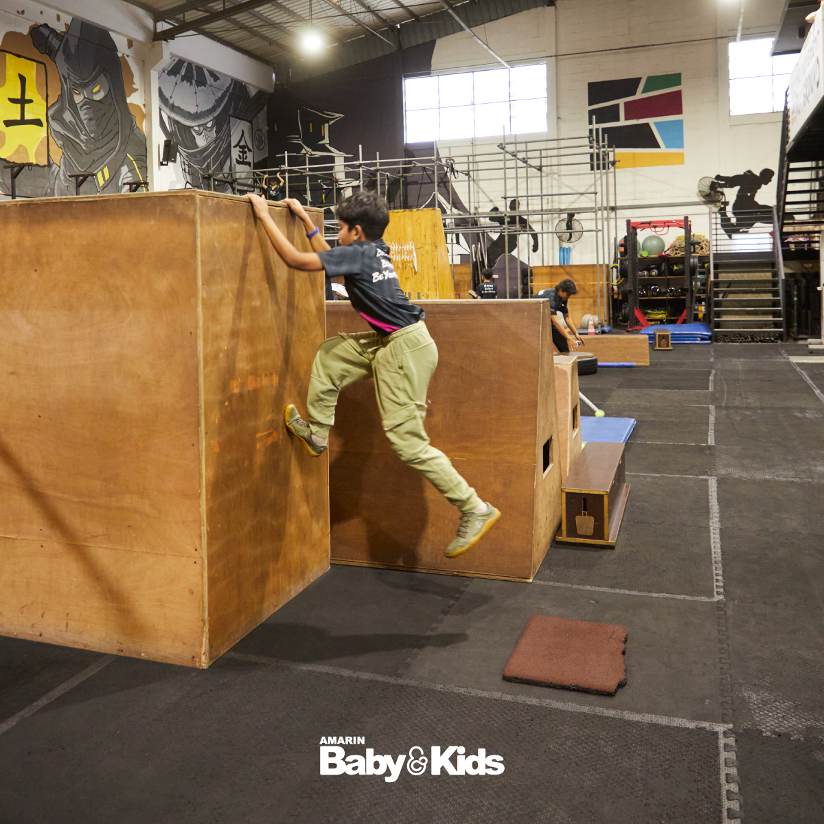 ฝึกเคลื่อนไหวแบบนินจา