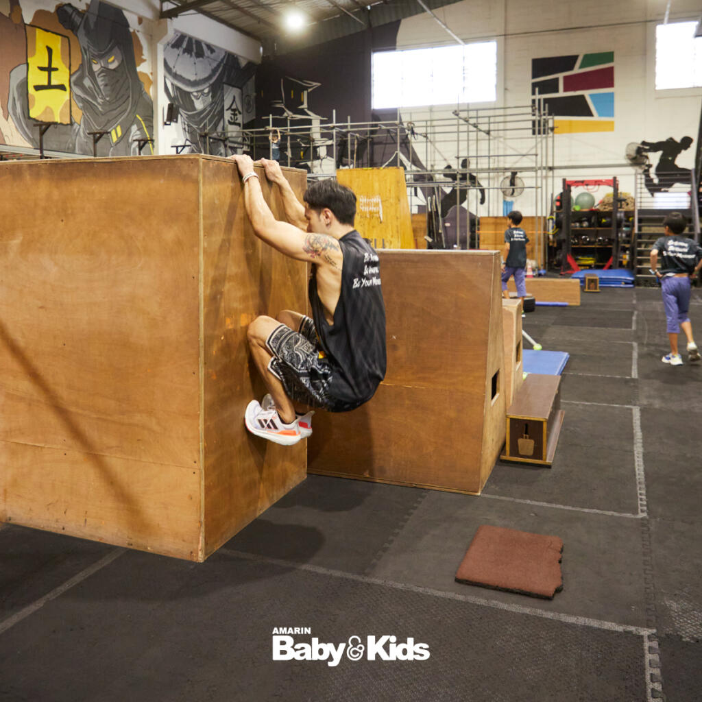 การออกกำลังกาย การปีนป่าย ฝึกเคลื่อนไหวแบบนินจา