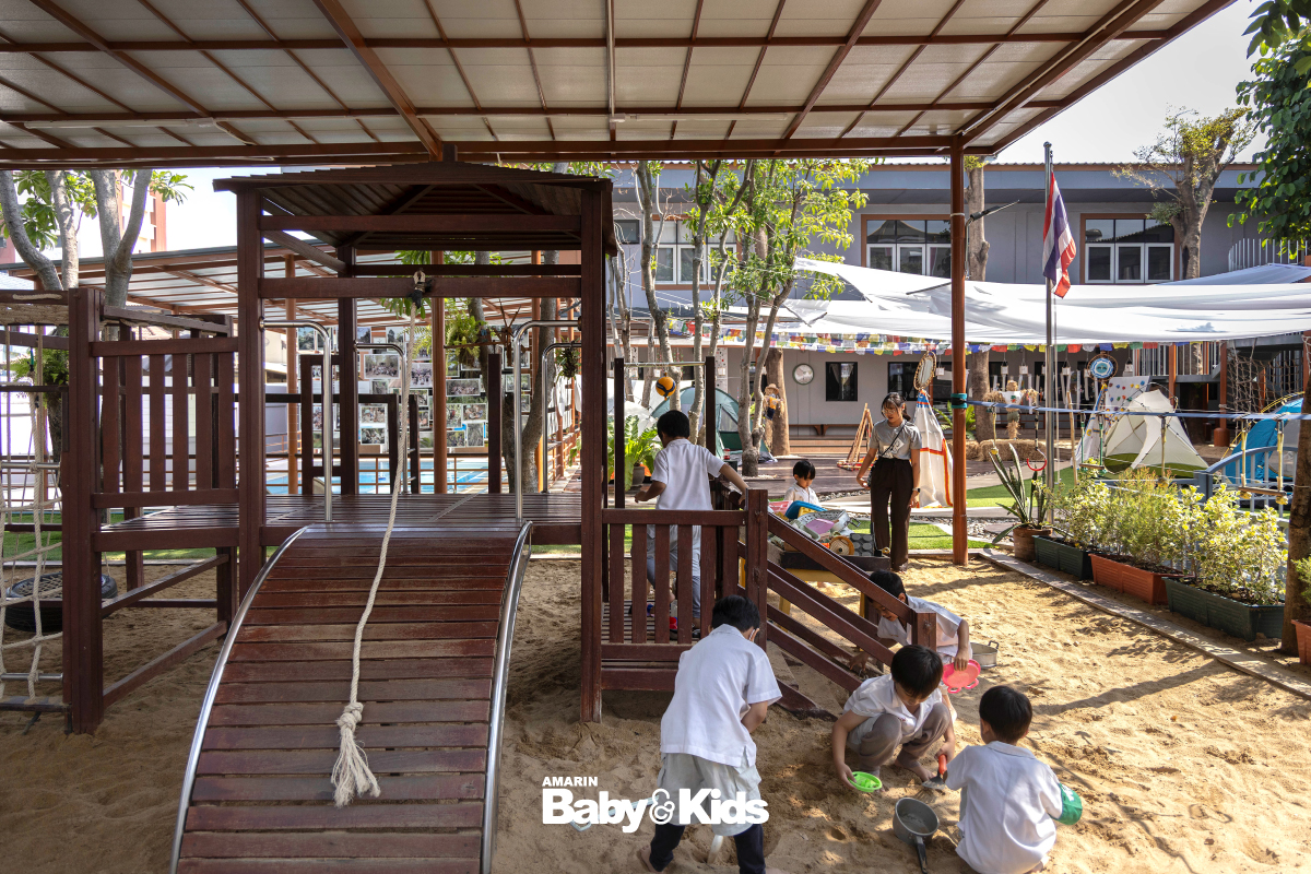 โรงเรียนอนุบาลช้างเผือก โรงเรียนอนุบาล สนามเด็กเล่น