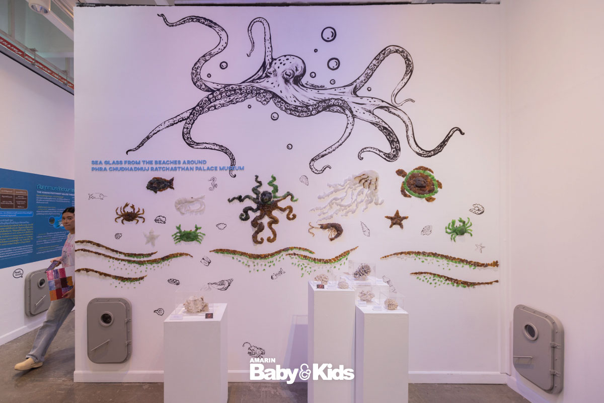 นิทรรศการโรงหนังแห่งท้องทะเล ศิลปะจากขยะทะเล โรงหนังแห่งท้องทะเล Chula Museum