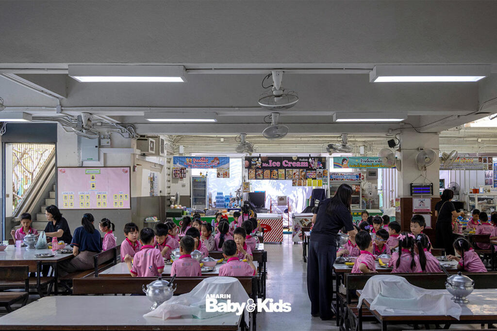 โรงอาหาร โรงเรียนสาธิตจุฬา 