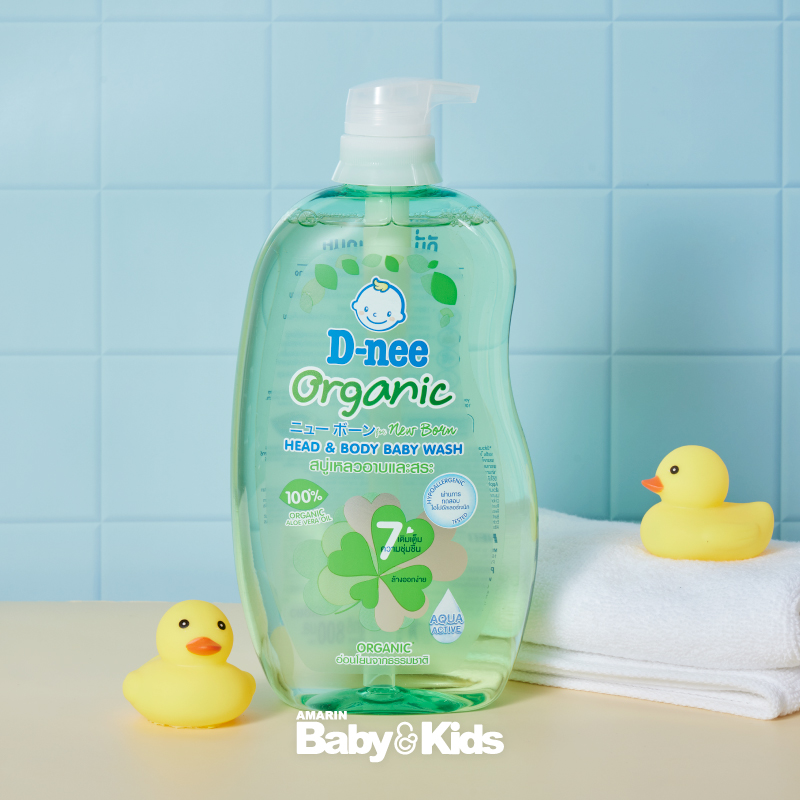D-nee ออร์แกนิค สบู่เหลวอาบและสระ